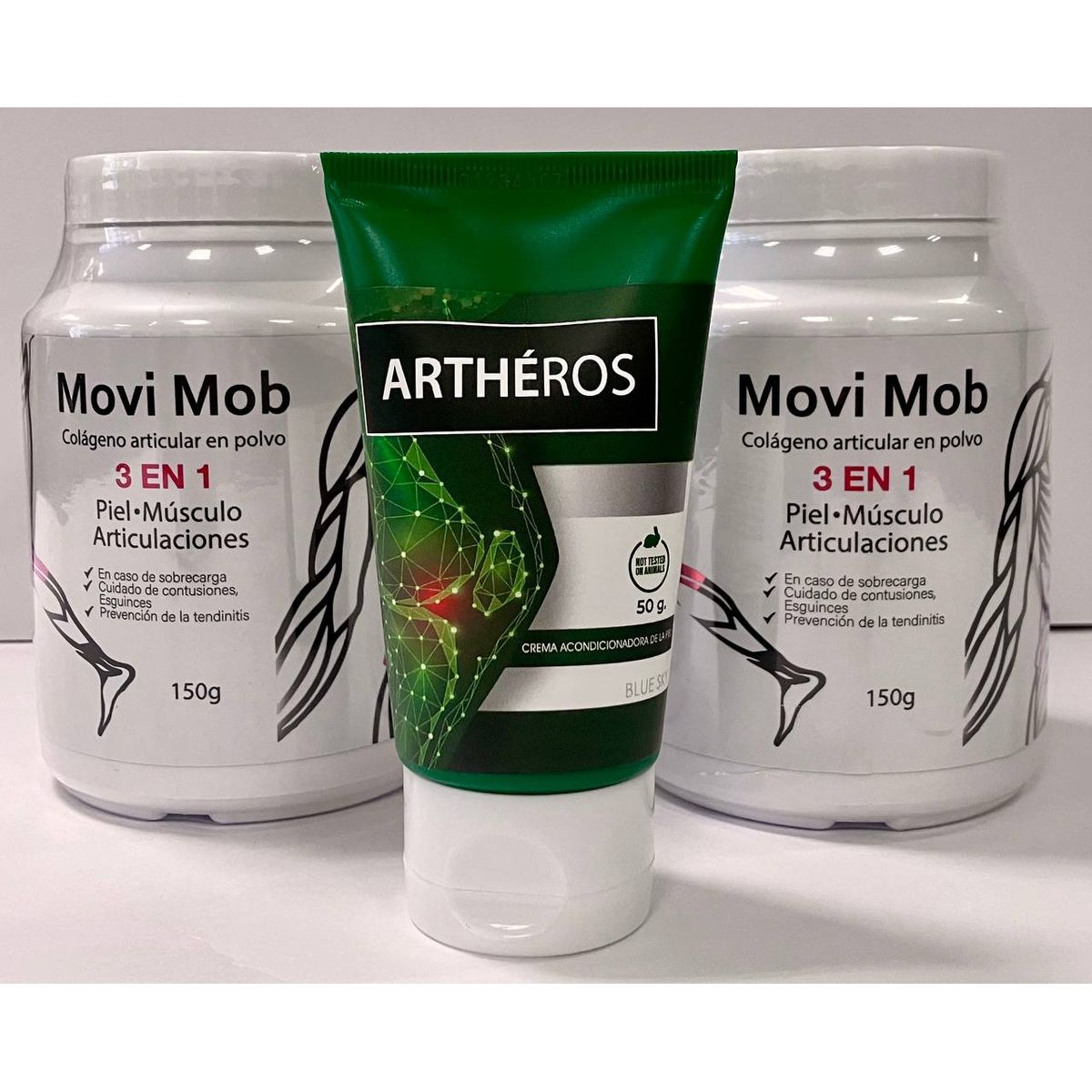 GENERICO - Movi Mob Colágeno + CREMA ARTHEROS  PACK X3