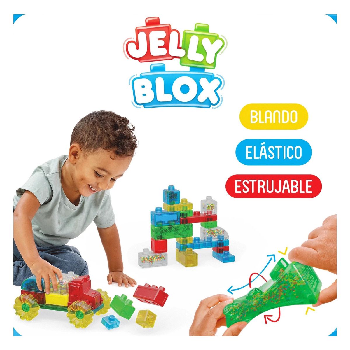 GOLIATH - Bloques de Construcción Sensorial Estirables de 35 Piezas