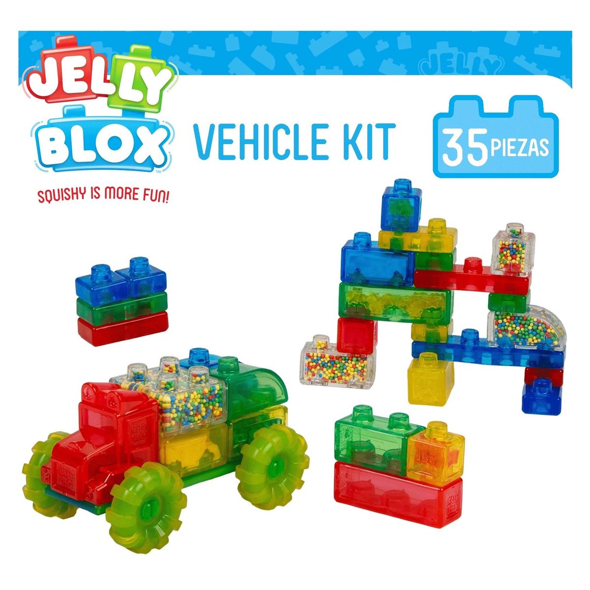 GOLIATH - Bloques de Construcción Sensorial Estirables de 35 Piezas