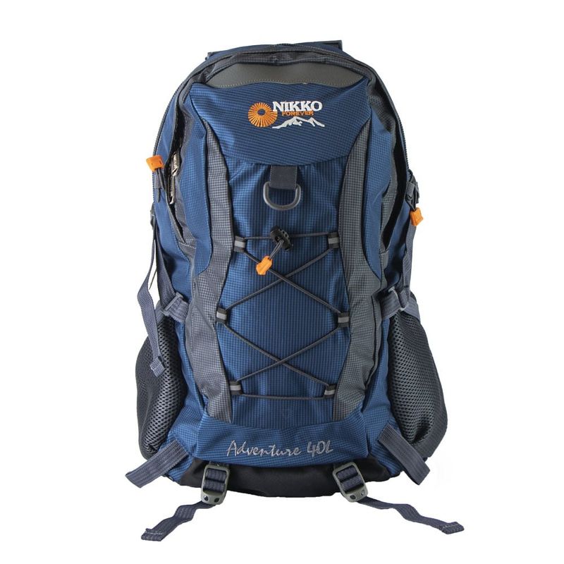 GENERICO - Mochila Outdoor Adventure 40 litros Trekking Montaña (Acero)
