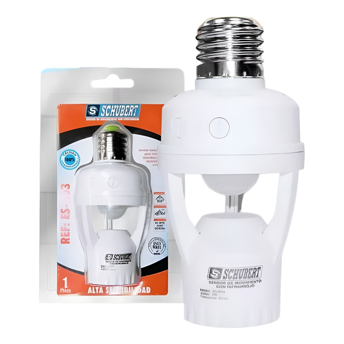 SCHUBERT - Schubert Sensor de Movimiento Infrarrojo 360° 60W Blanco - ES-B03