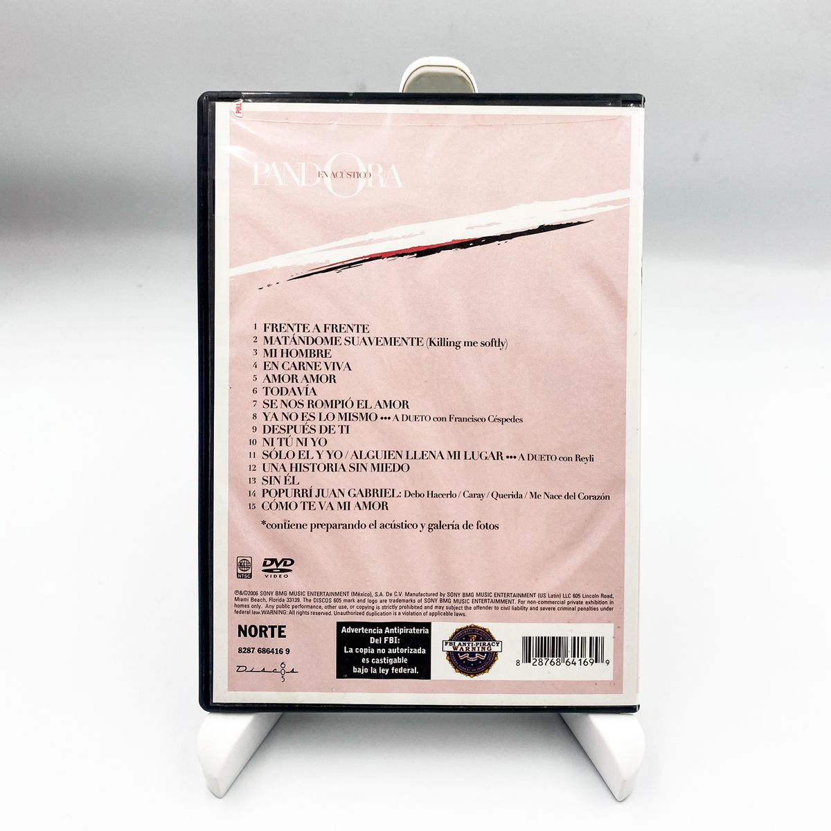 GENERICO - Dvd Original Pandora En Acústico