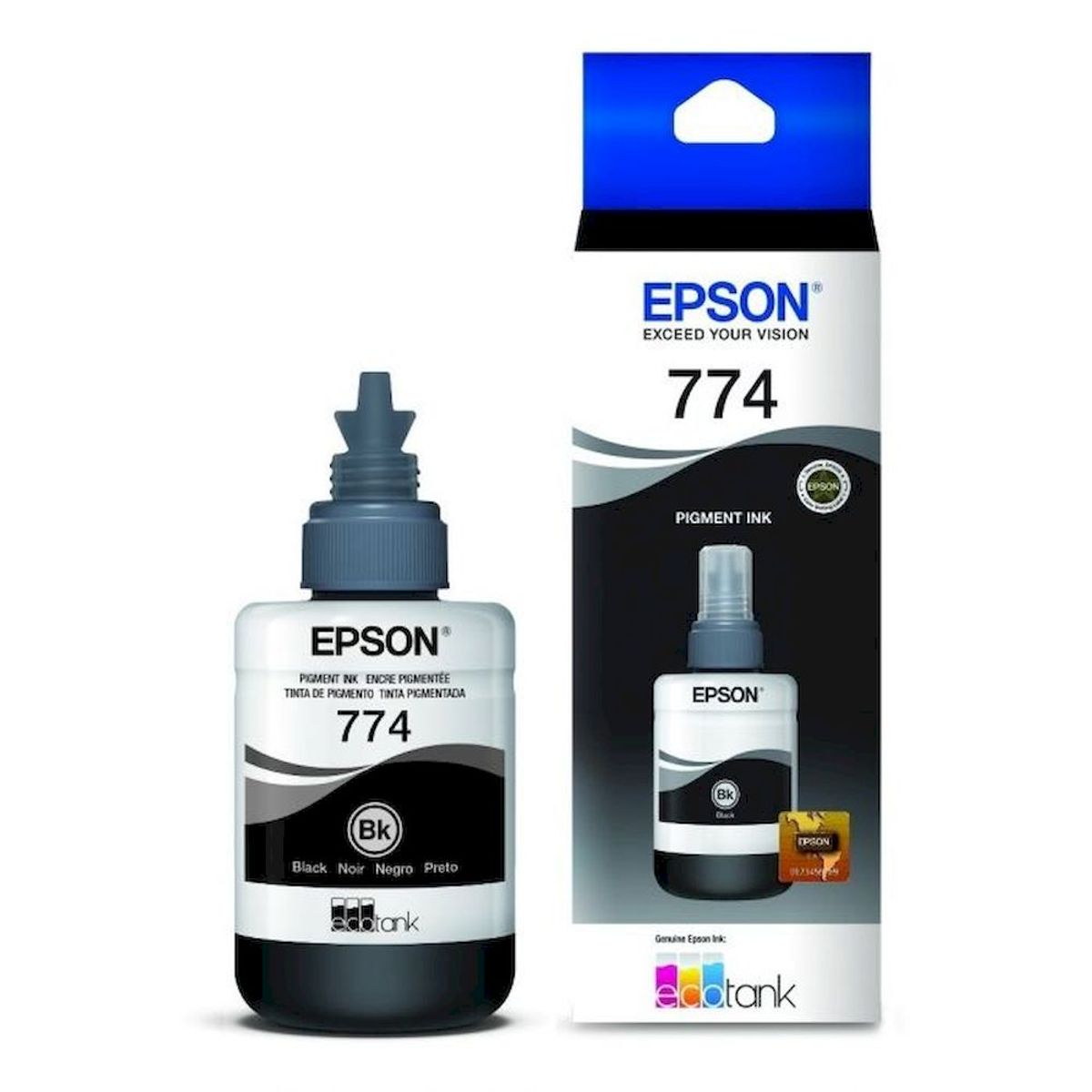 EPSON - Tinta Epson T774 ORIGINAL 140ml M205 M200 M100 M105 Negro