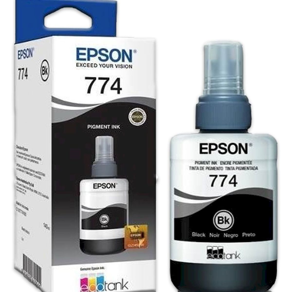 EPSON - Tinta Epson T774 ORIGINAL 140ml M205 M200 M100 M105 Negro