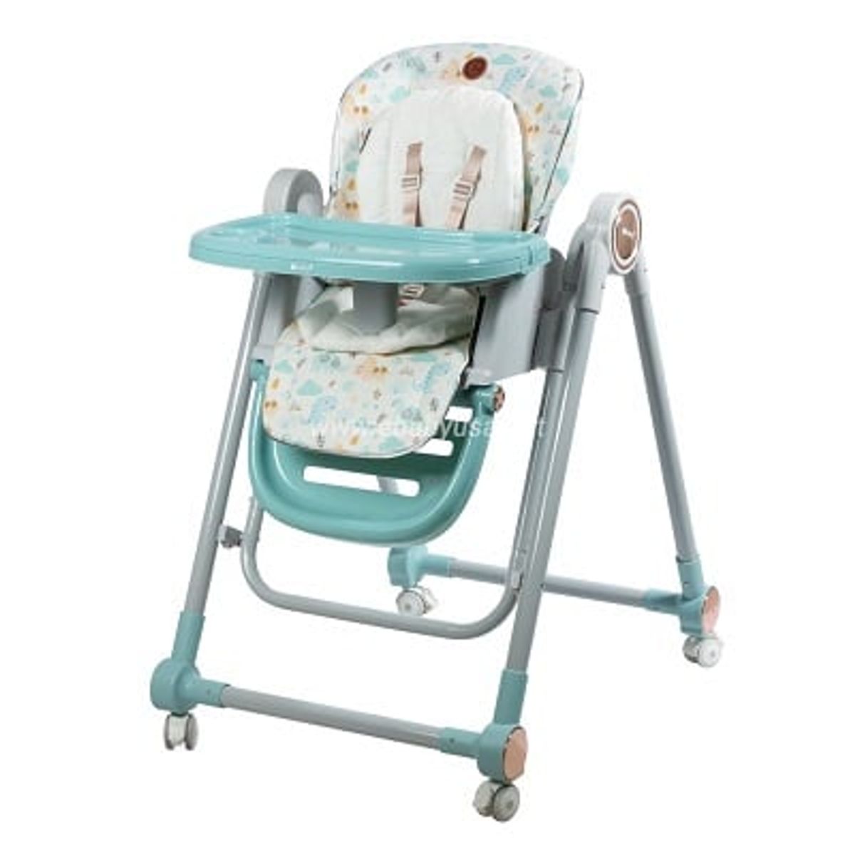 EBABY - SILLA DE COMER- COLUMPIO GRAVY - VERDE