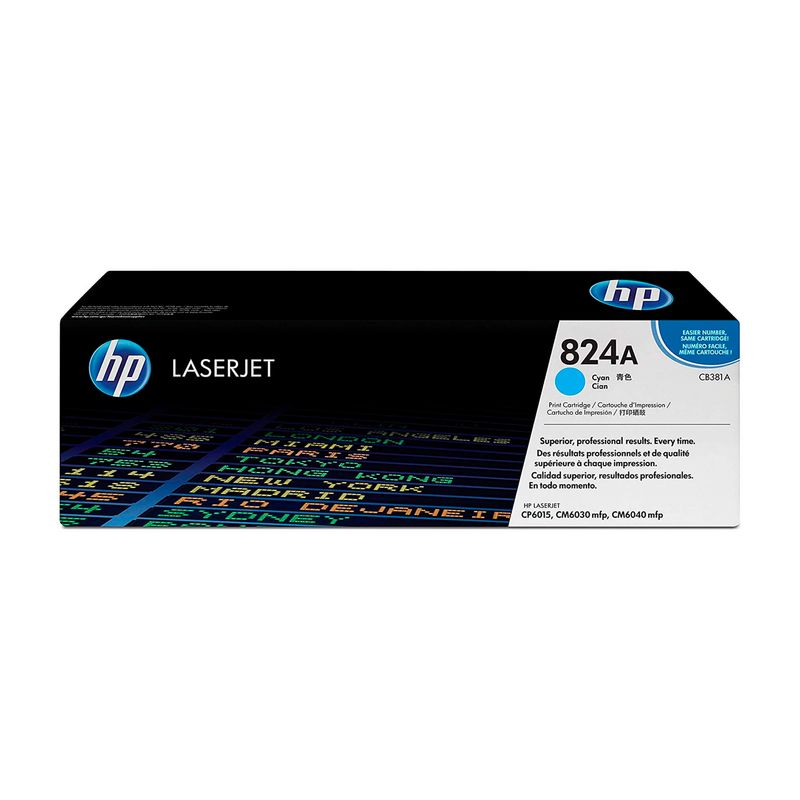 HP - TONER HP CB381A 824A LJ60156040 CYAN PN CB381A