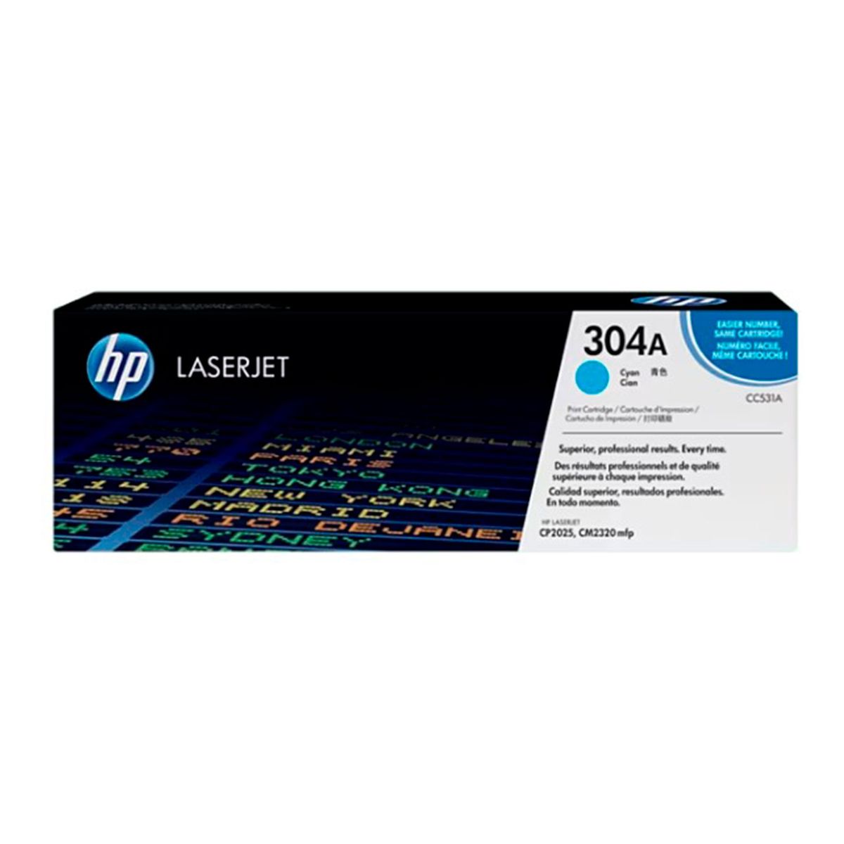 HP - TONER HP CC531A 304A LJ CP2025  2800PAG CYAN PN CC531A