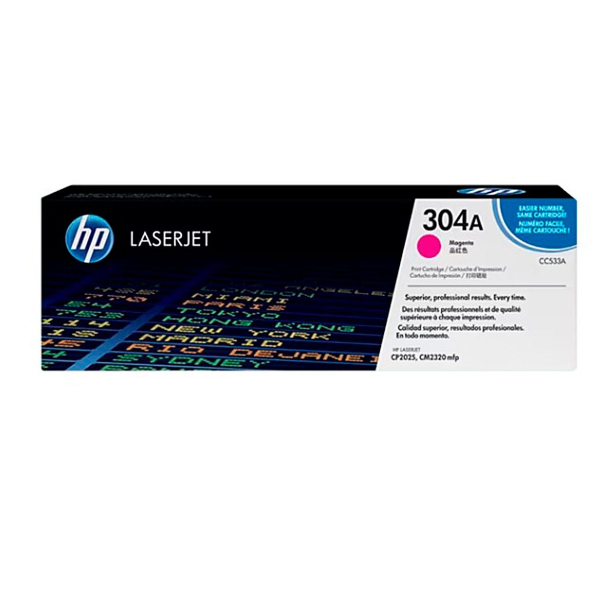 HP - TONER HP CC533A 304A LJ CP2025 MAGENTA 2800 PAG PN CC533A