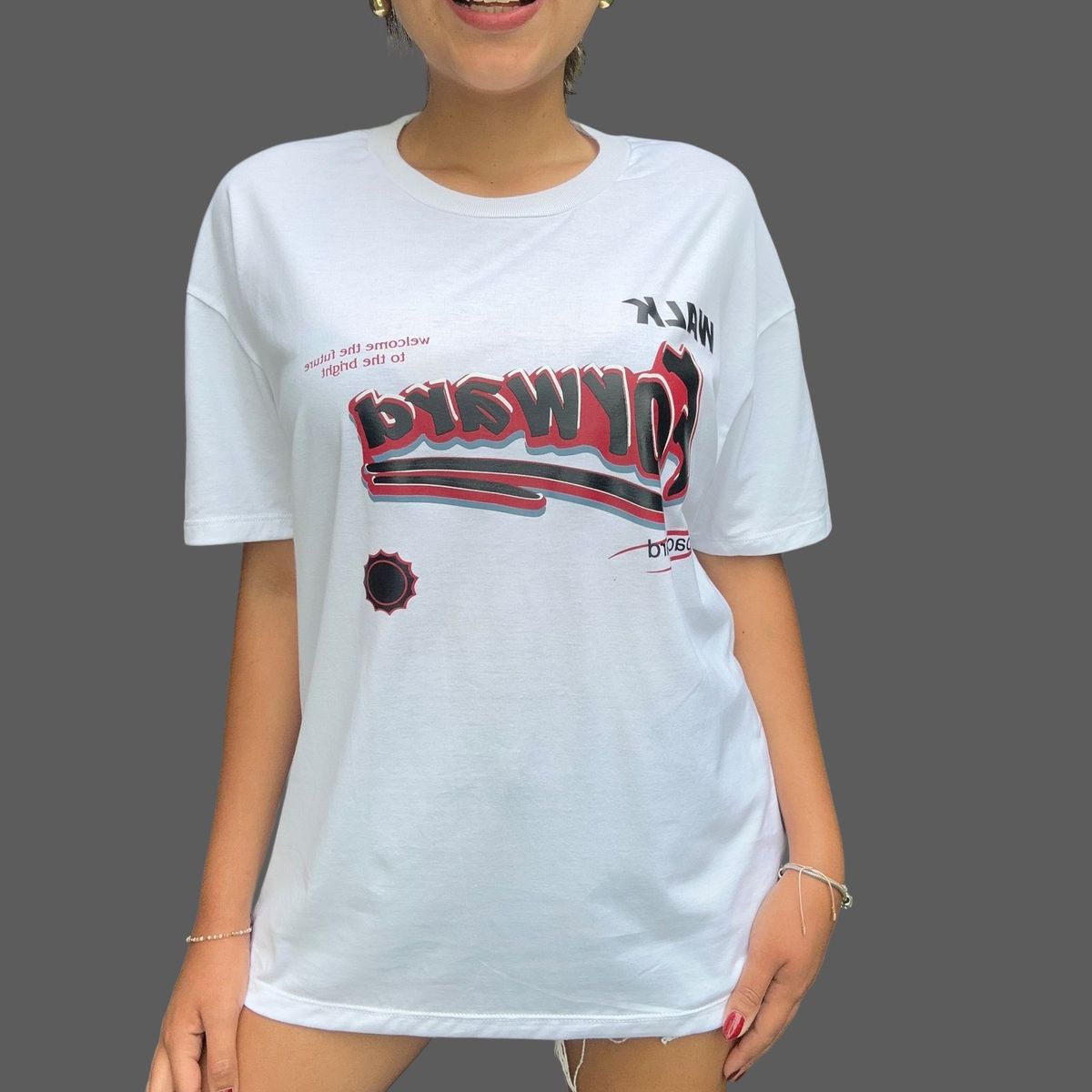 ENGELL - Polos Oversize Forward Blanco