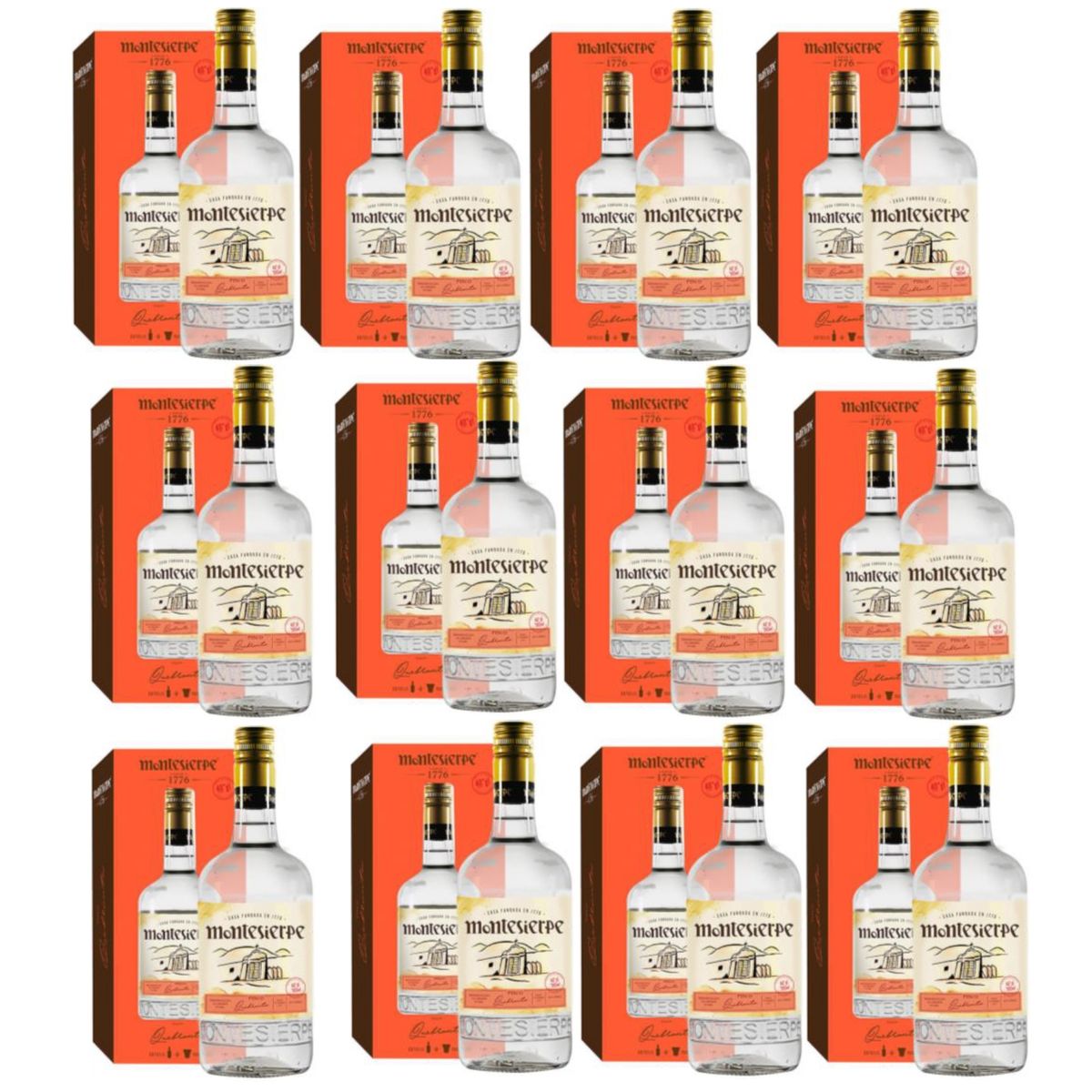 MONTESIERPE - PISCO QUEBRANTA 700 ML - 12 UND