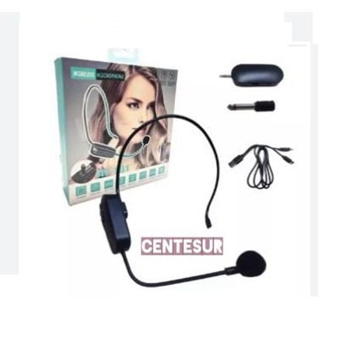 GENERICO - MICRÓFONO INALÁMBRICO AY-101 TIPO VINCHA