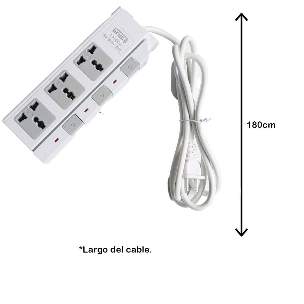 GENERICO - Extensión con 3 tomas