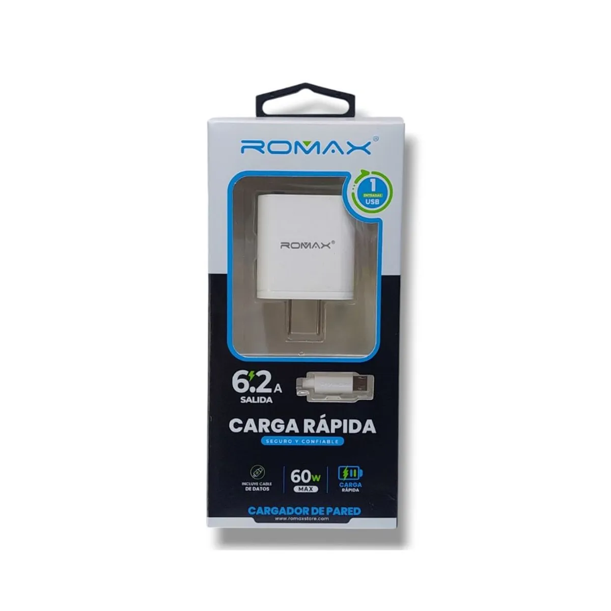 GENERICO - Romax Cargador tipo C Turbo Power