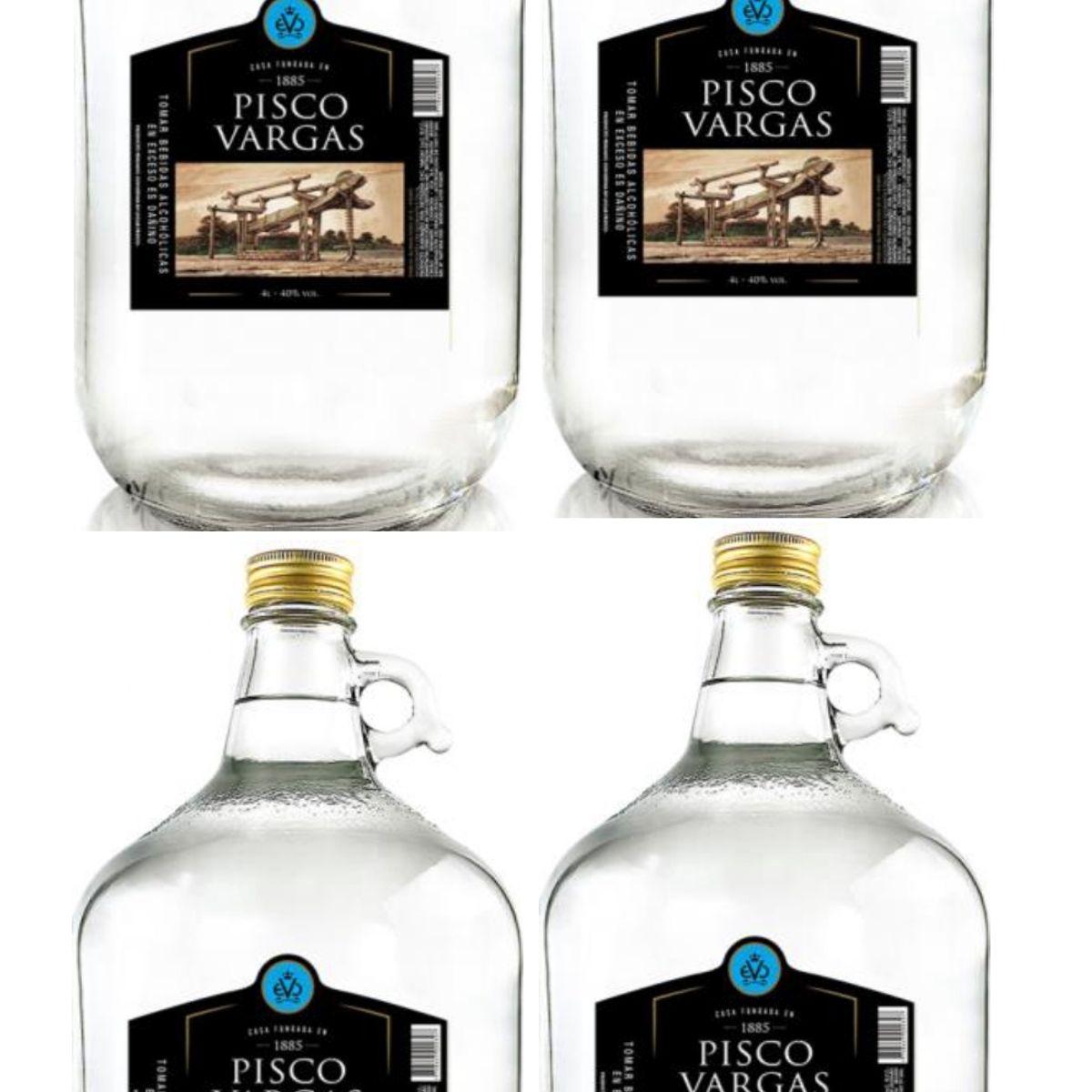 GENERICO - PISCO VARGAS ACHOLADO 4 LT - 4 UND