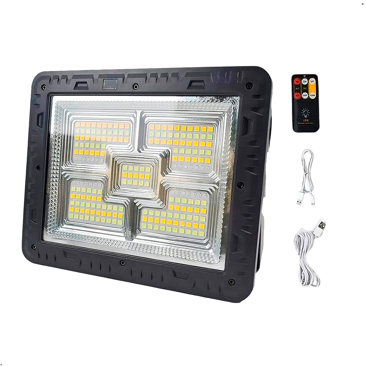 CAFINI - Reflector Solar Cafini 42w Batería 7200mah Control Remoto