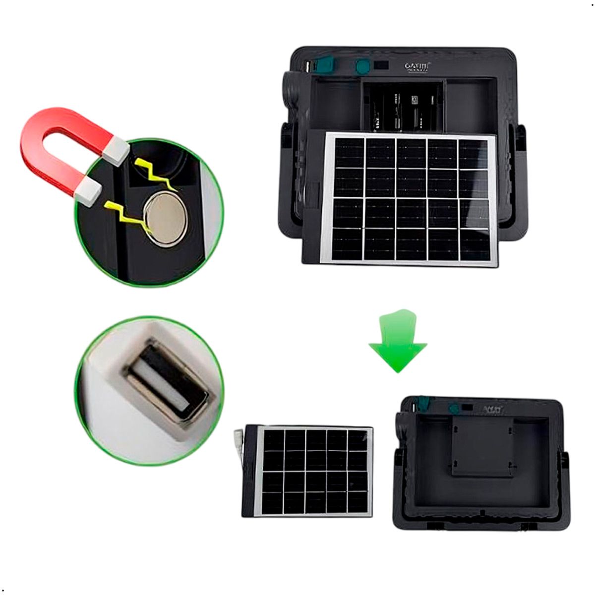 CAFINI - Reflector Solar Cafini 42w Batería 7200mah control