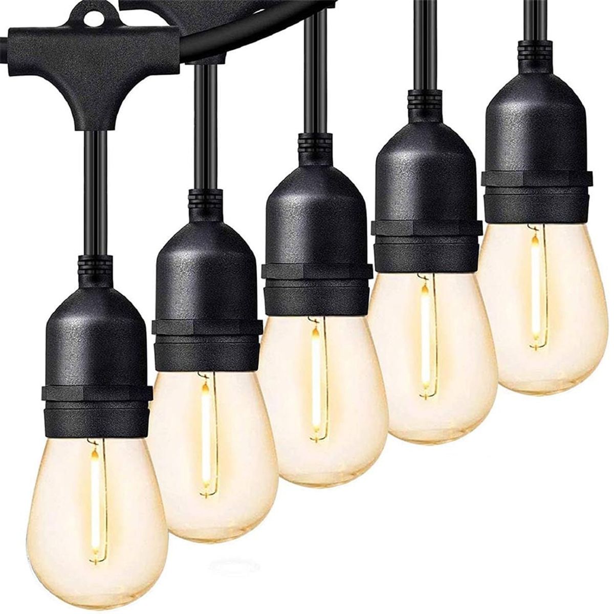 MN ELECTRONICS - Guirnalda Colgante 20 Focos Led 1.5W 10 metros IP67