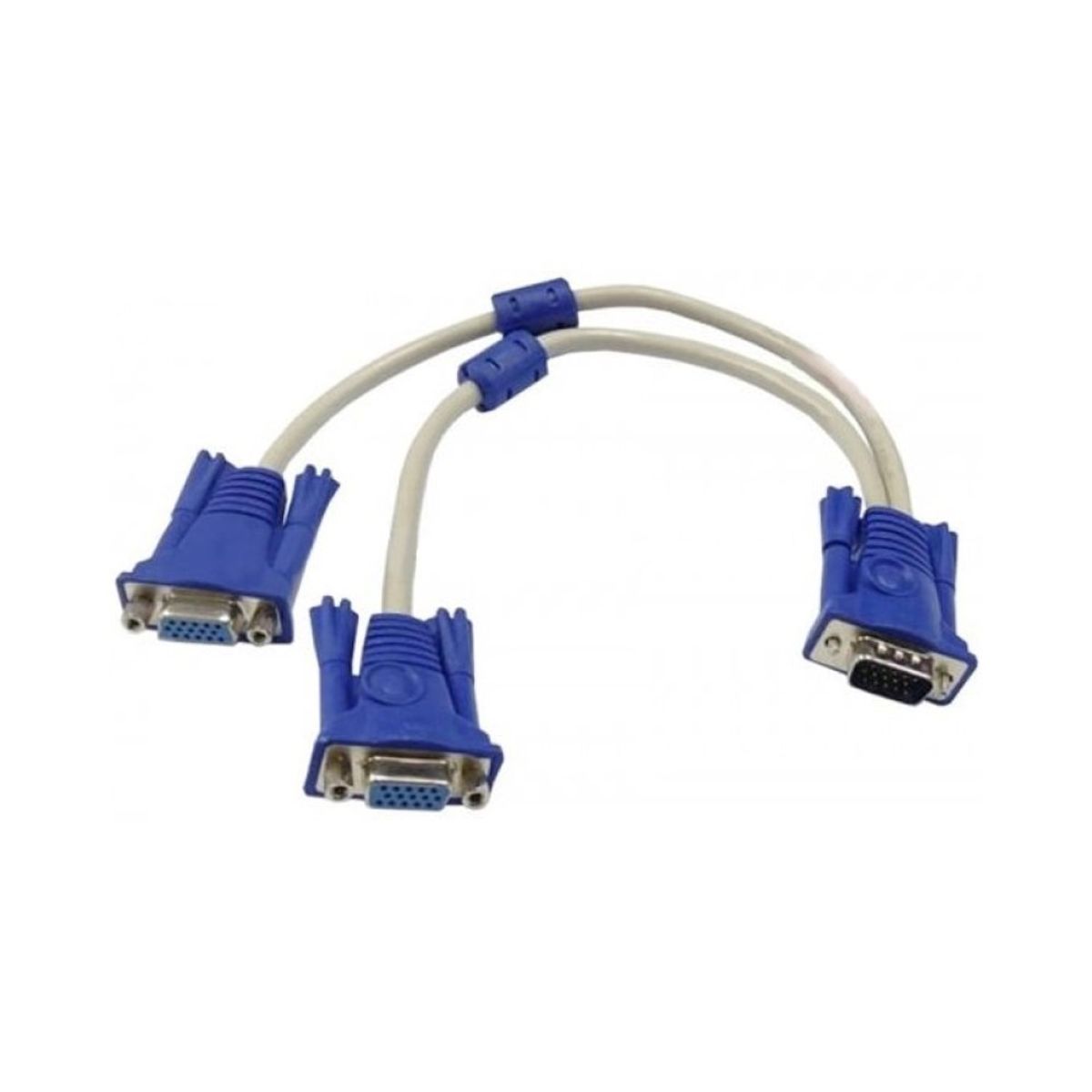 UGREEN - TrauTech Cable Splitter VGA 1 Macho a 2 Hembras VGA 15 cm PE-VG0046