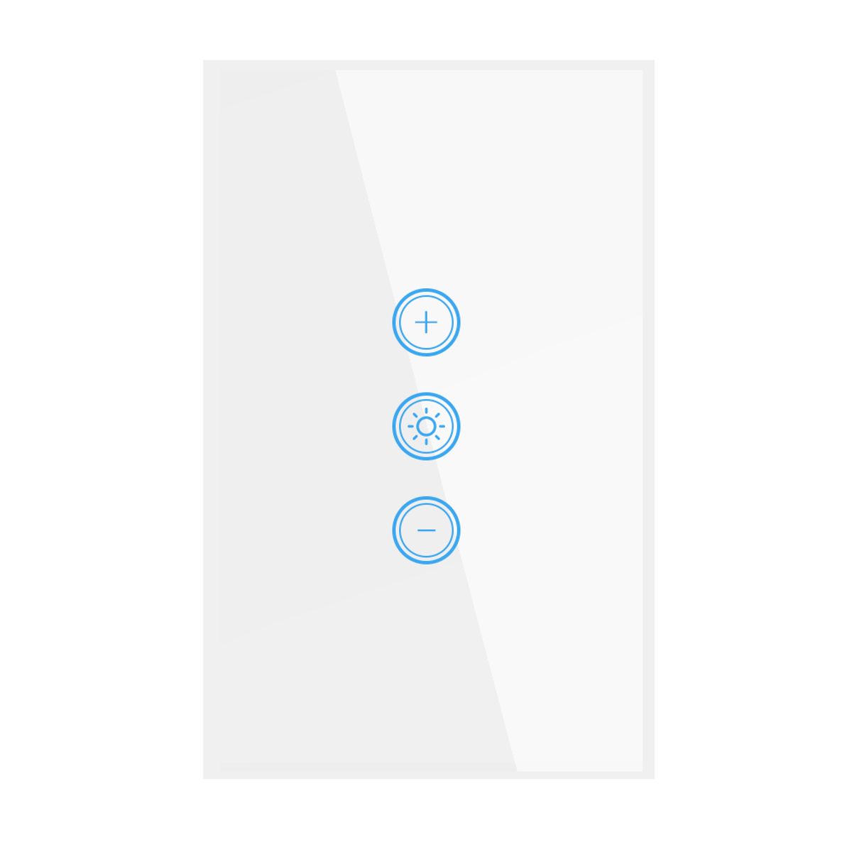 OEM - Dimmer Inteligente Wifi 1 Boton Con Neutro Blanco