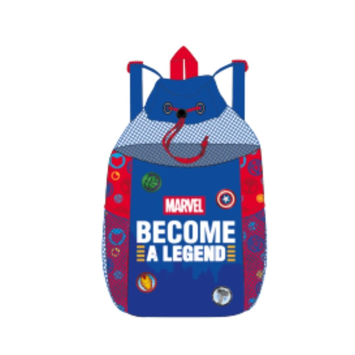 DISNEY - Mochila Playa Marvel Avengers Rojo