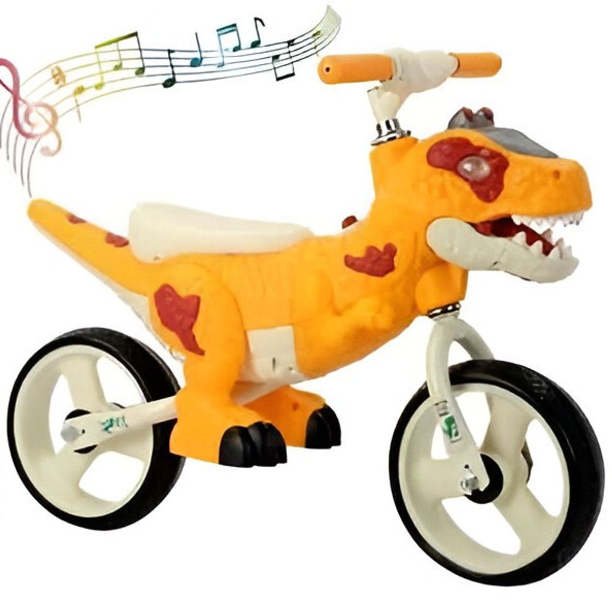 GENERICO - Bicicleta de Equilibrio Dino T-REX Musical