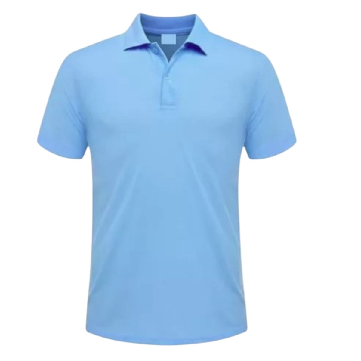 GENERICO - POLO CAMISERO MANGA CORTA CELESTE