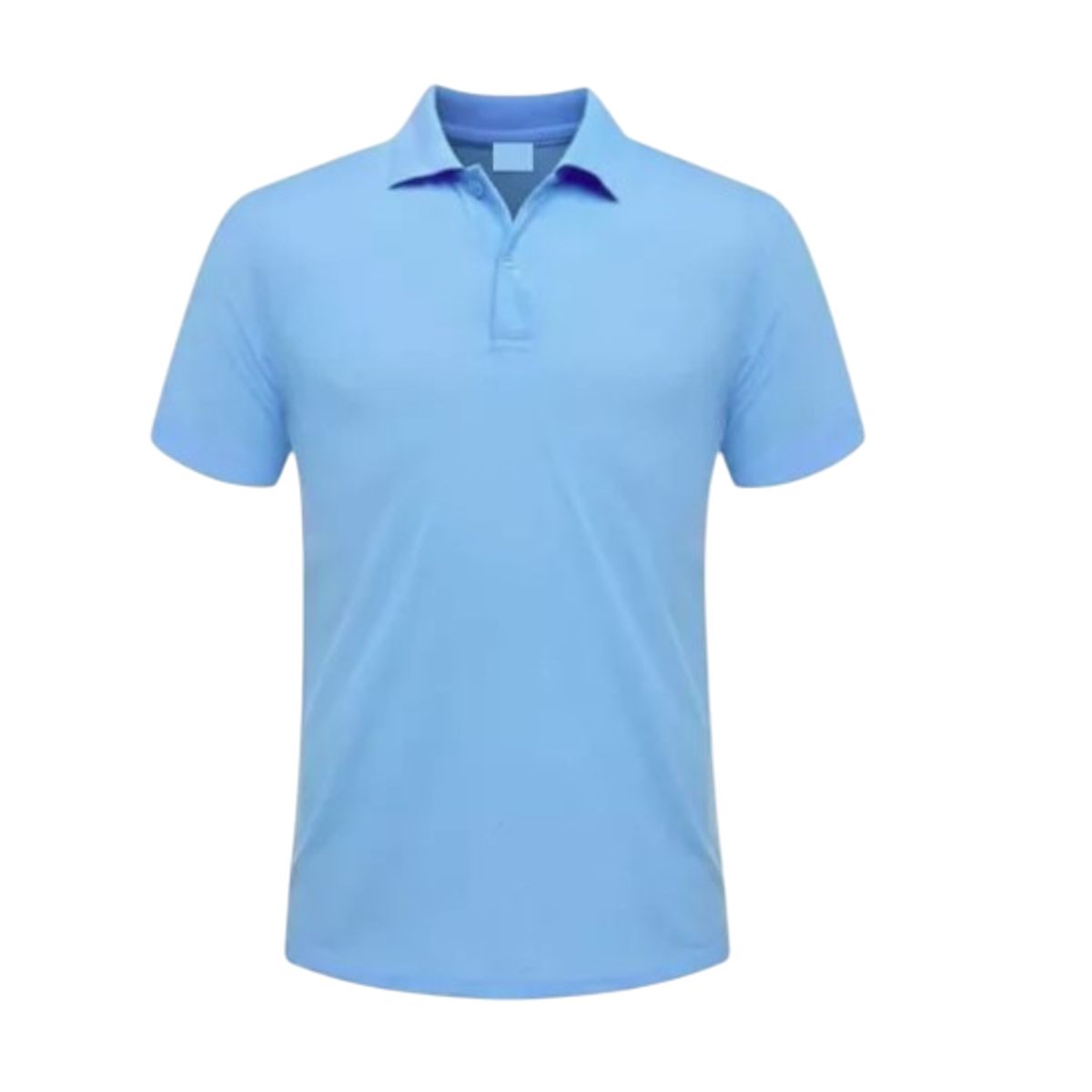 GENERICO - POLO CAMISERO MANGA CORTA CELESTE