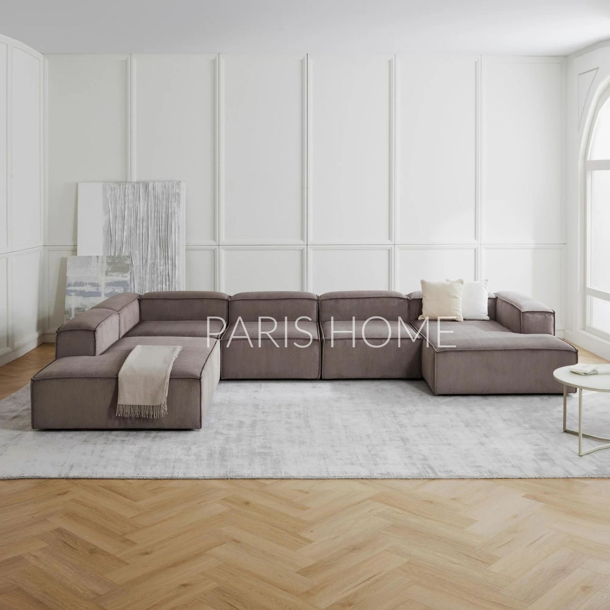 GENERICO - Seccional Izquierdo Rinconera 6 Plazas Monarch Pana - Taupe