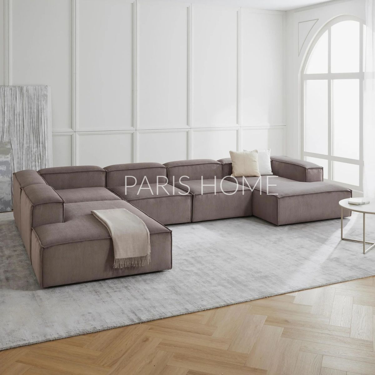 GENERICO - Seccional Izquierdo Rinconera 6 Plazas Monarch Pana - Taupe