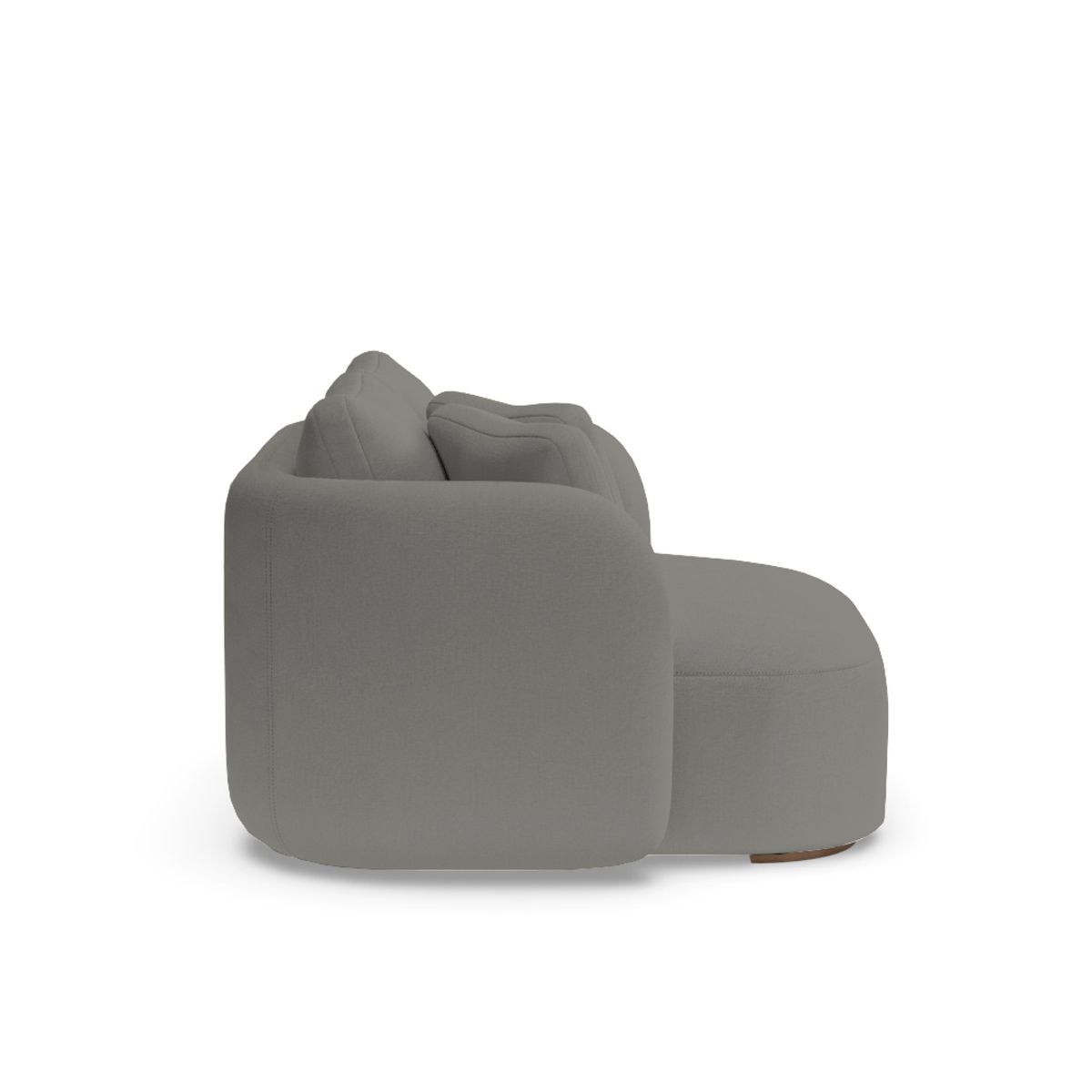 BARAKA HOME - Sofá Luxury Noria 2 Cuerpos - Gris oscuro