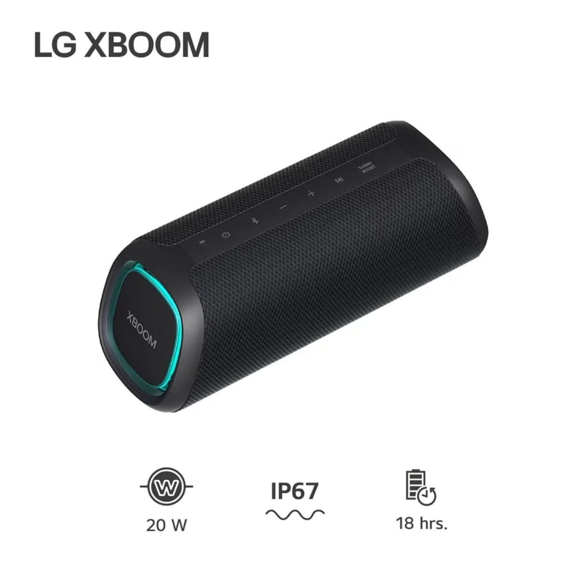 LG - Parlante Bluetooth LG XG5 20W XBOOM GO IP67 - Negro