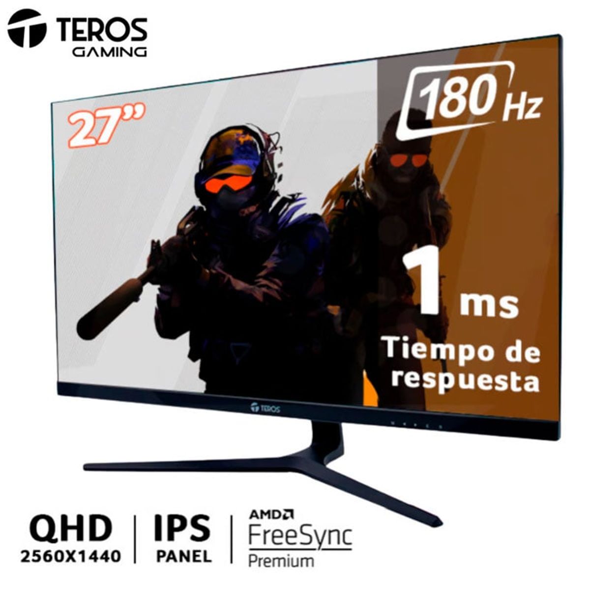 TEROS GAMING - Monitor gaming TEROS TE-2769G 27 QHD Fast IPS  180Hz 1ms HDMI DP