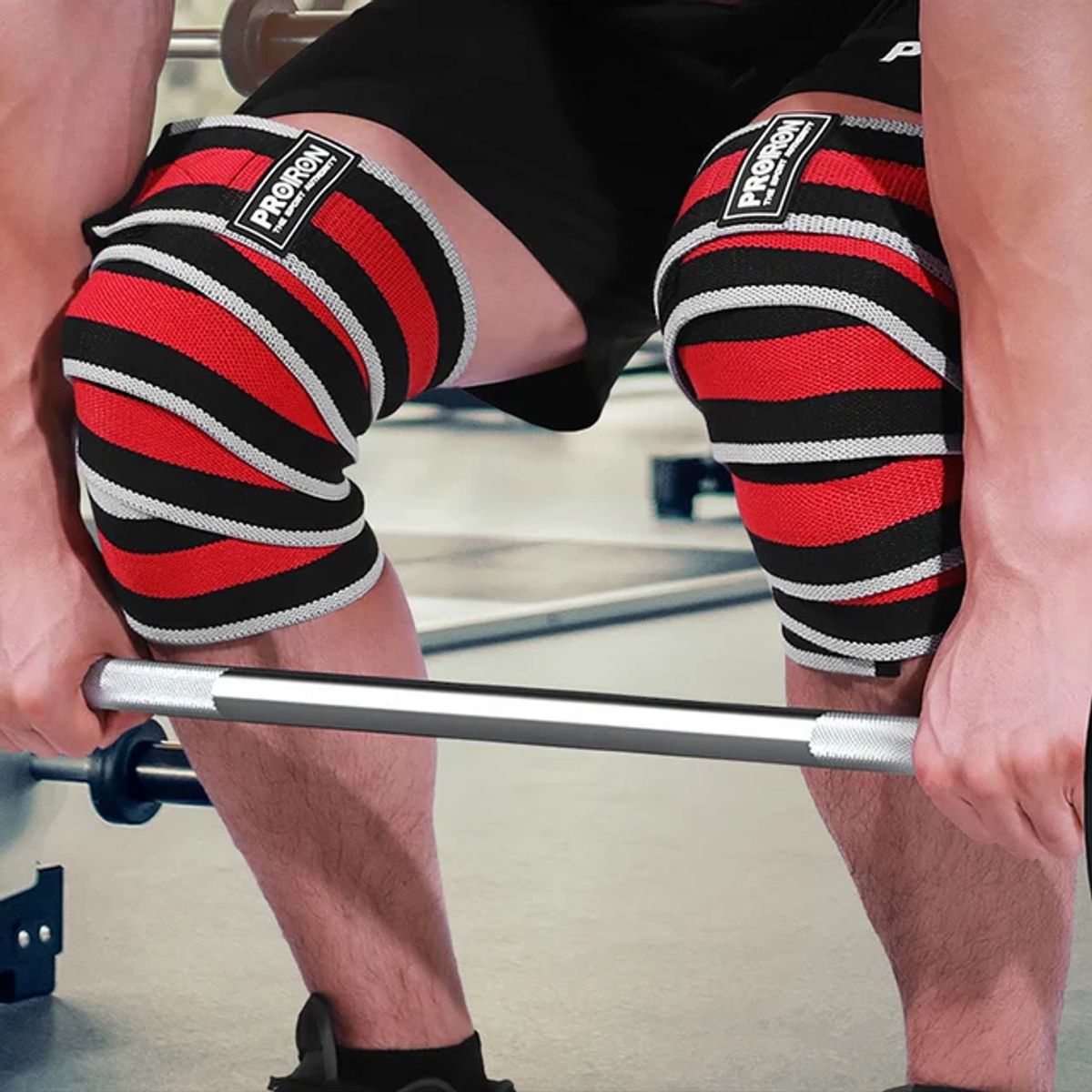 PROIRON - Rodillera de Potencia para Levantamiento de Pesas Par