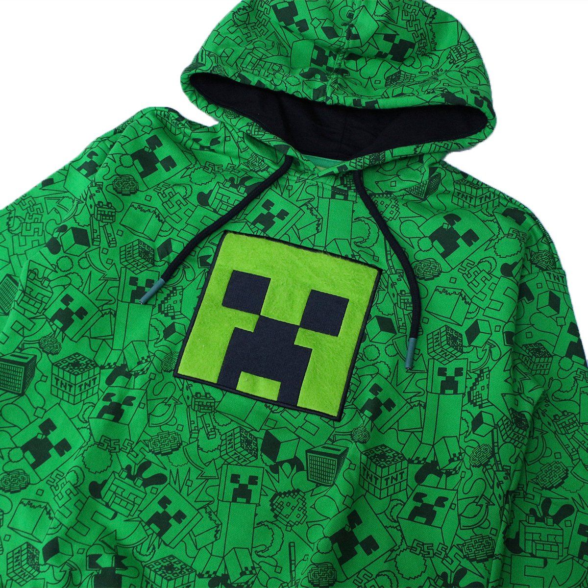 MINECRAFT - POLERA MODA MINECRAFT NIÑO VERDE