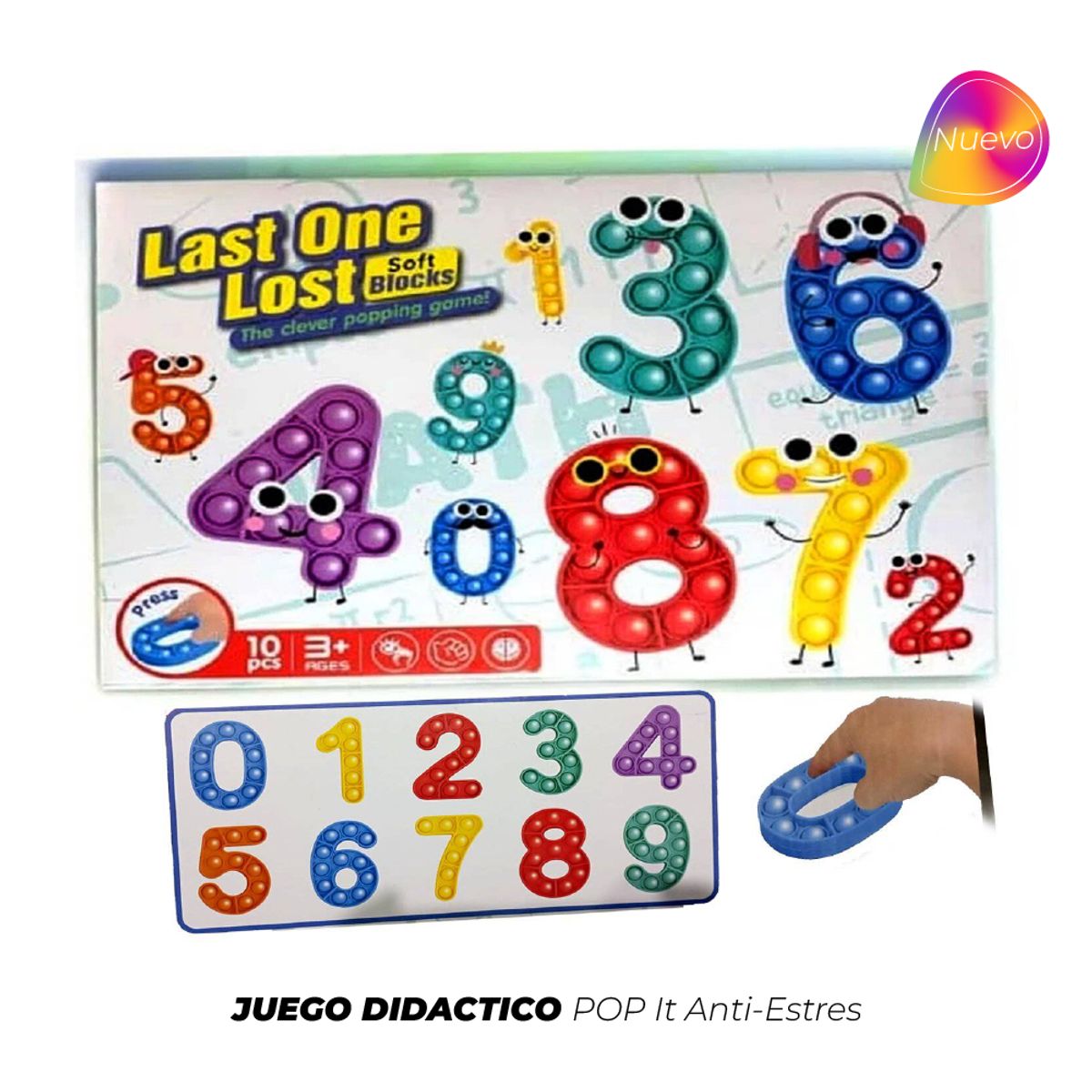 GENERICO - Juego Didáctico Entretenido Pop-It para Niños