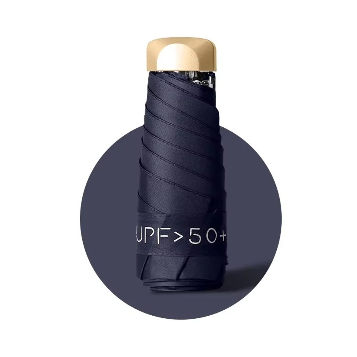 GENERICO - Mini sombrilla de bolsillo protección UV Azul