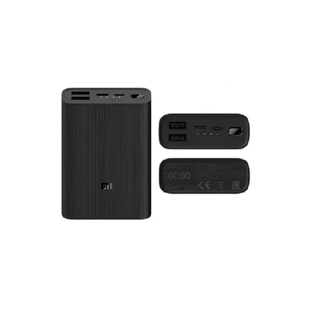 XIAOMI - Power Bank Xiaomi 3 Ultra Compact 10000mAh Portátil Negro