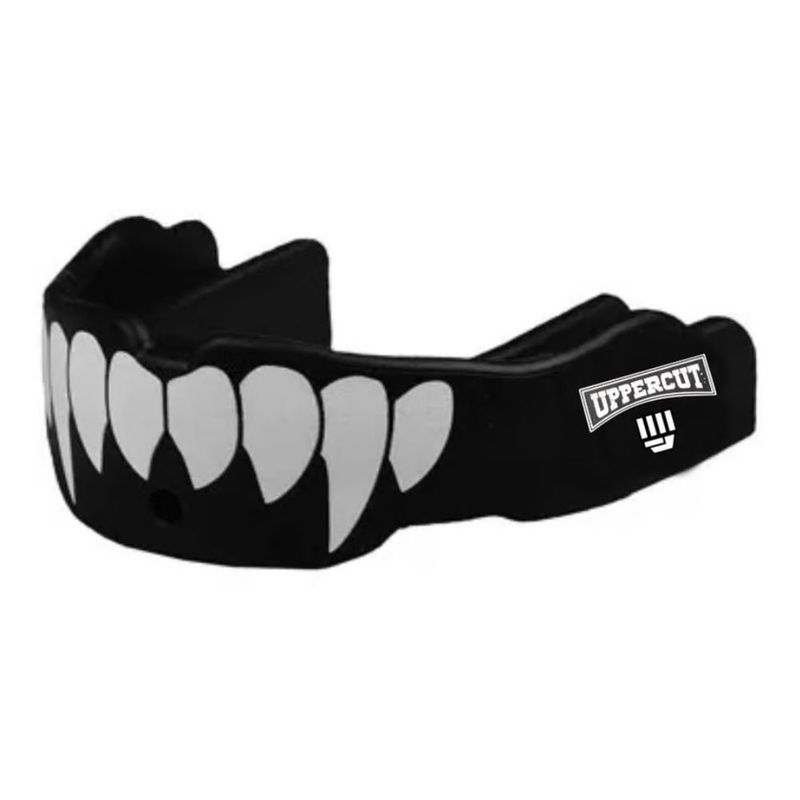 GENERICO - Protector Bucal Uppercut Anti-shock Single Mouth Guard Negro