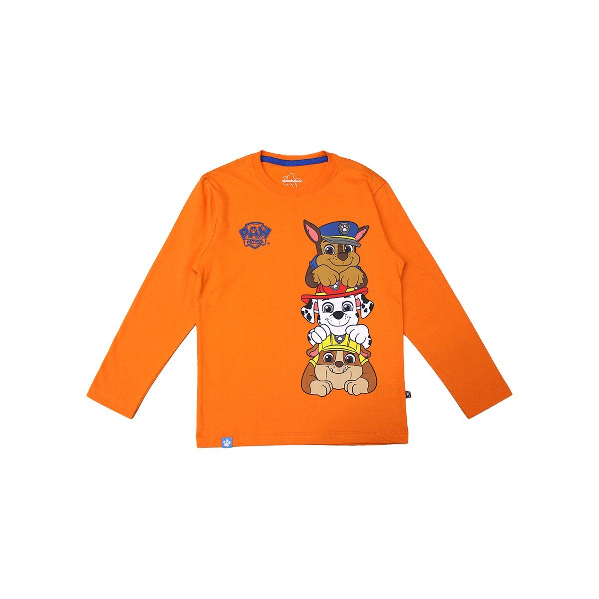 NICKELODEON - POLO BAS ML NIÑO PAW PATROL NARANJA
