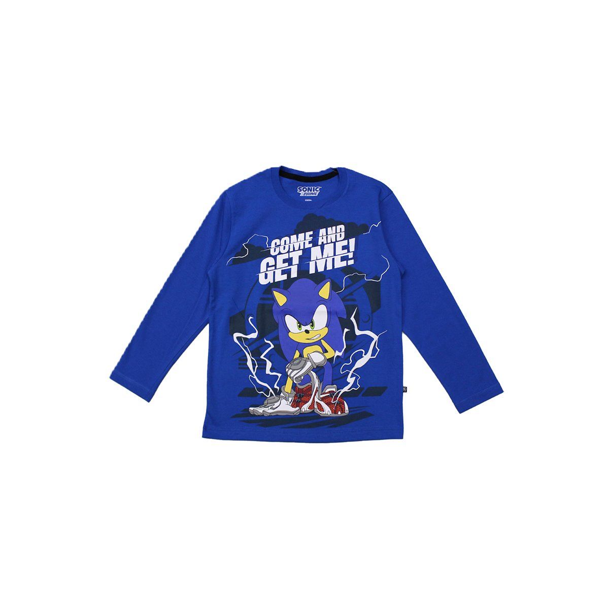 SEGA - POLO BAS ML NIÑO SONIC AZUL