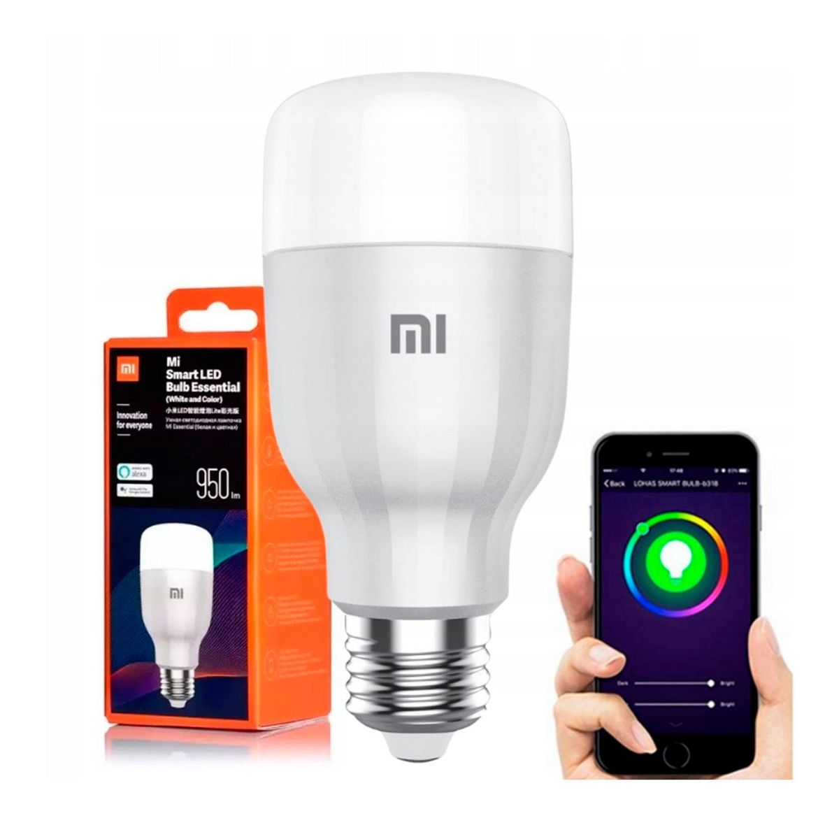 XIAOMI - Combo Xiaomi Foco Inteligente Mi Smart Led 950LM Bulb Essential