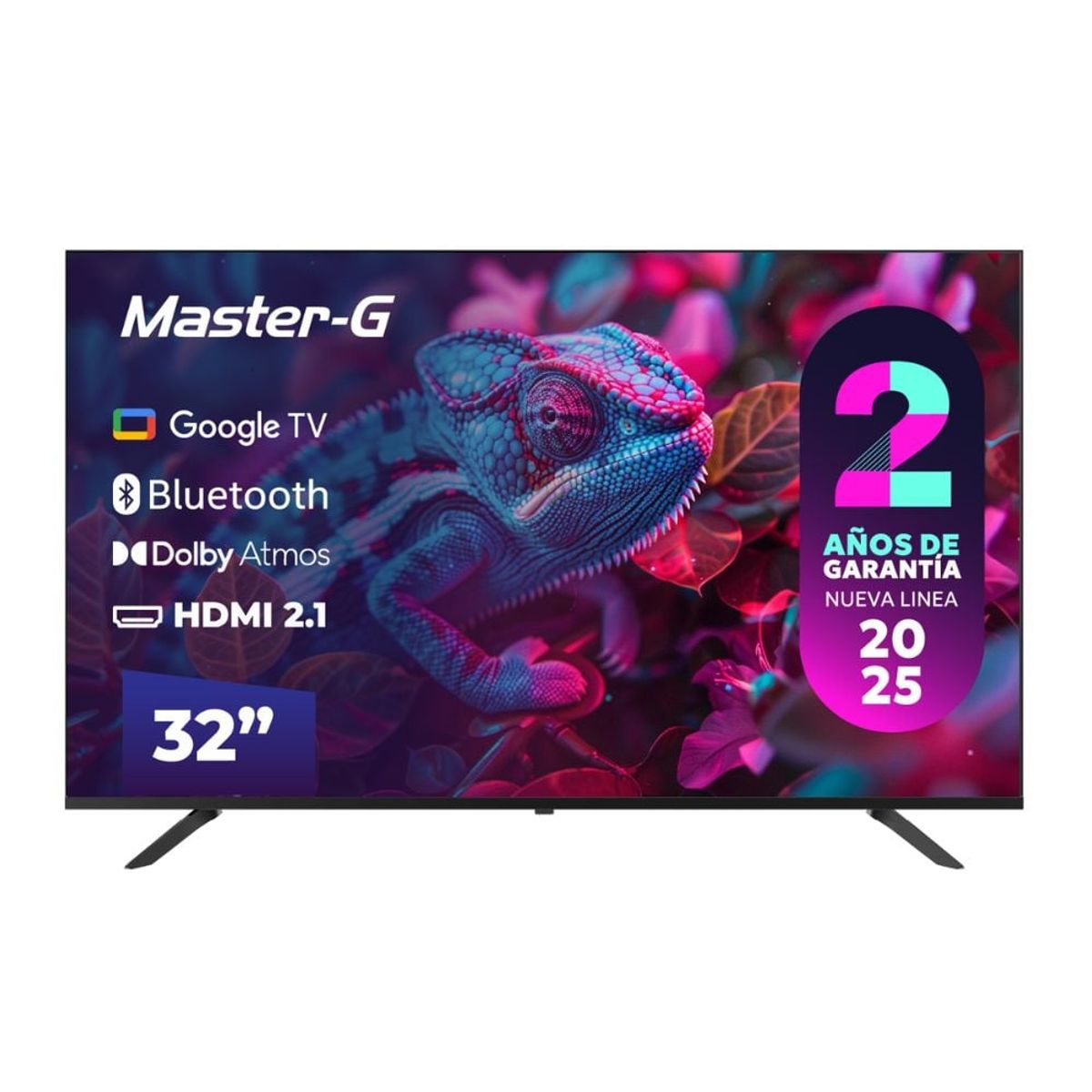 MASTER G - Televisor Smart Tv 32 Led HD Google TV Master-G Garantía 2 años