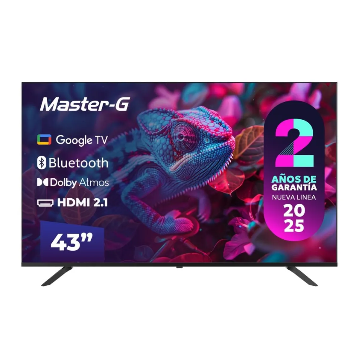 MASTER G - Televisor Smart Tv 43 Led Full HD Google TV Master G Garantía 2 años