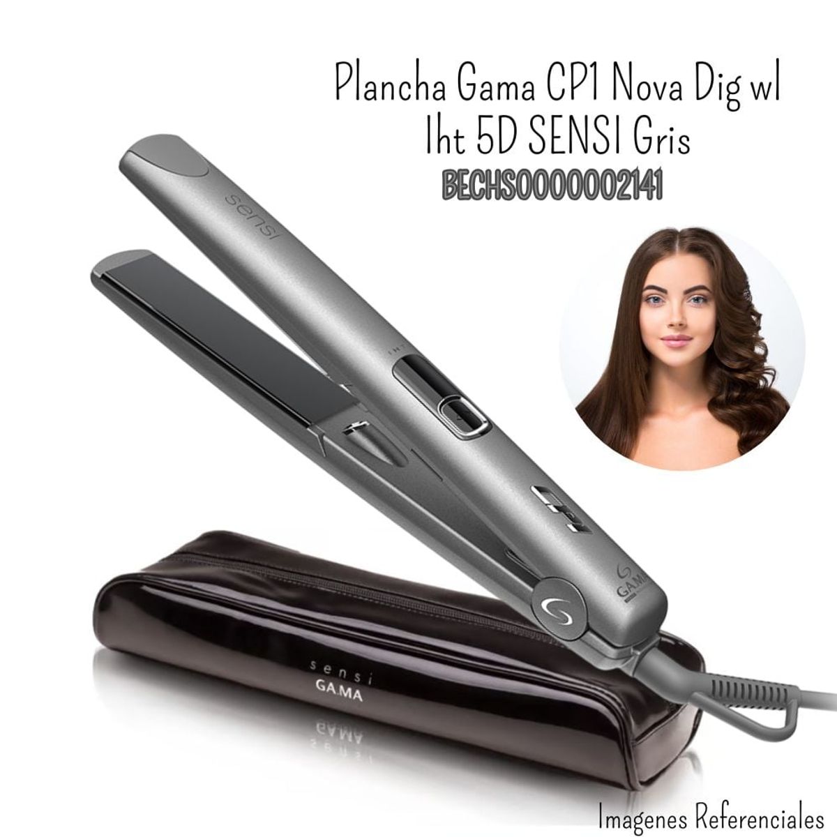 GAMA - Plancha Alisadora Gama 5D IHT Línea Sensi - Plomo