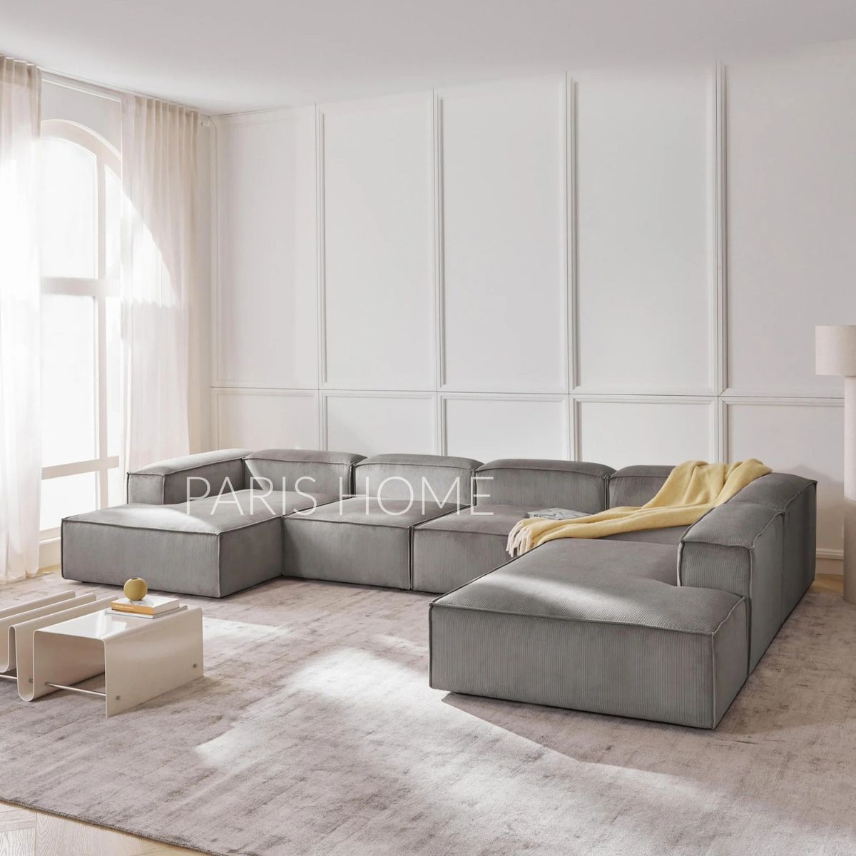 GENERICO - Seccional Derecho Rinconera 6 Plazas Monarch Pana - Gris