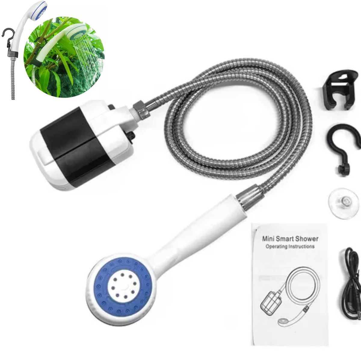 GENERICO - Ducha Portatil Recargable USB