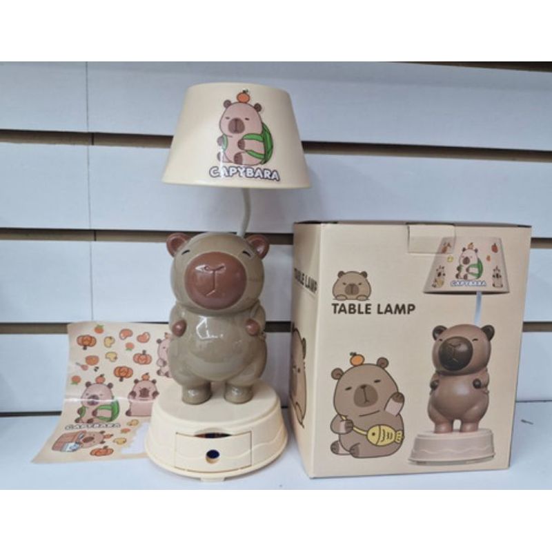 MORITA BAG STORE - LAMPARA CAPIBARA CON TAJADOR ESCRITORIO PARA NIÑOS