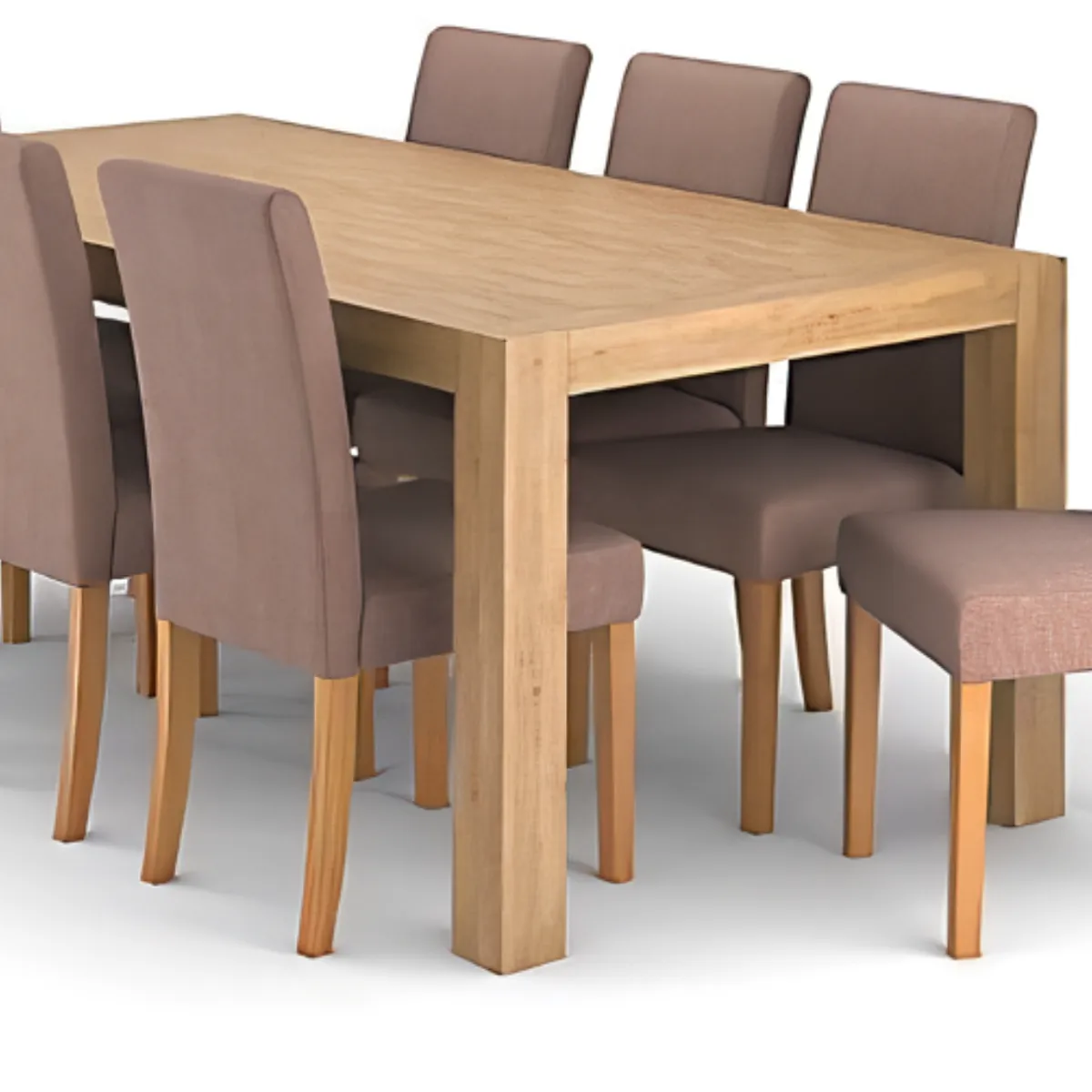 STIL NOVO - JUEGO DE COMEDOR 8 SILLAS GRACE COCOA