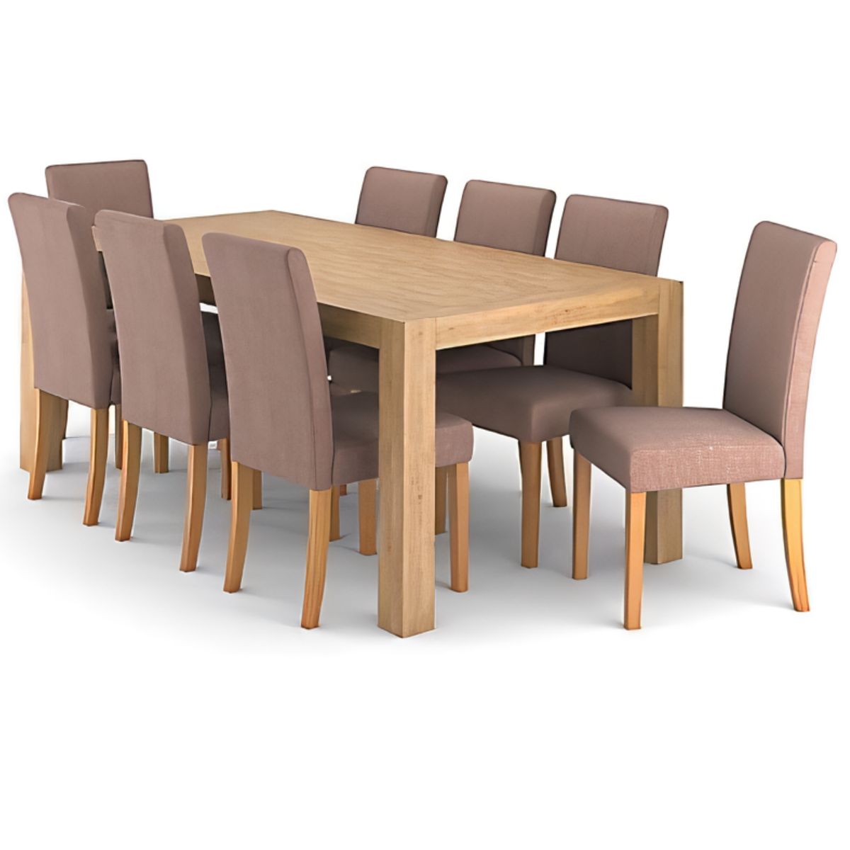 STIL NOVO - JUEGO DE COMEDOR 8 SILLAS GRACE COCOA