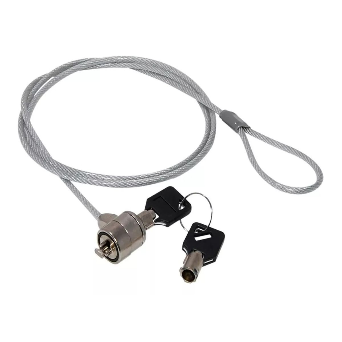 GENERICO - CABLE DE SEGURIDAD PARA LAPTOP CON LLAVE - 180CM